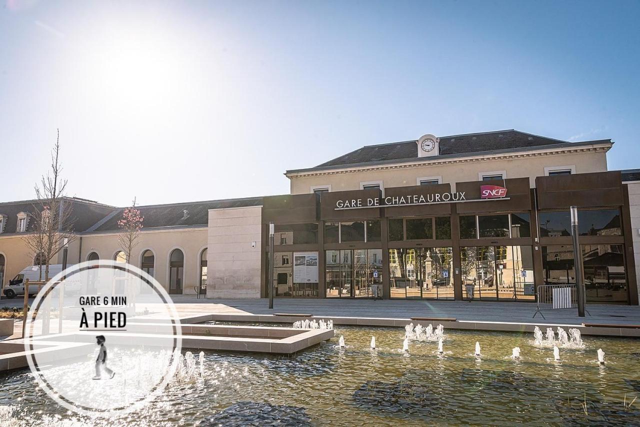 Le Vintage- Gare/Centre, Tout Equipe, Refait A Neuf, Climatisation Шатору Экстерьер фото