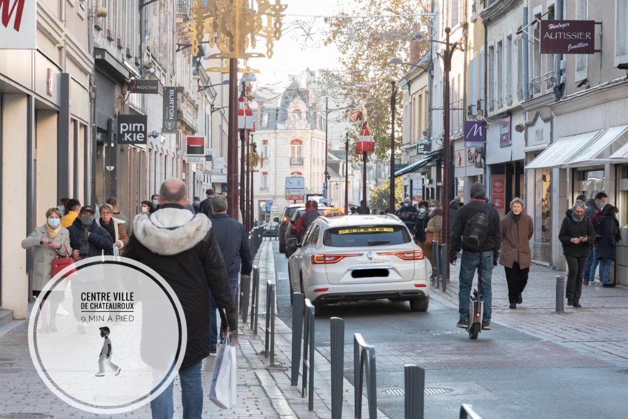 Le Vintage- Gare/Centre, Tout Equipe, Refait A Neuf, Climatisation Шатору Экстерьер фото